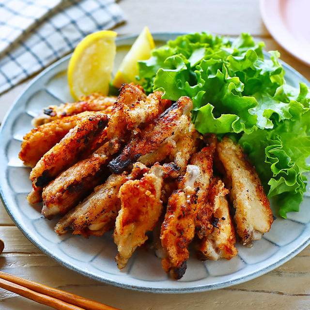 手羽中の塩麹レモンから揚げ