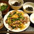 相性抜群の炒めもの。「豚コマ肉と菜の花の卵炒め」