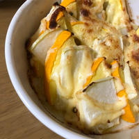 ズッキーニのマヨネーズ焼き。胡椒がアクセント