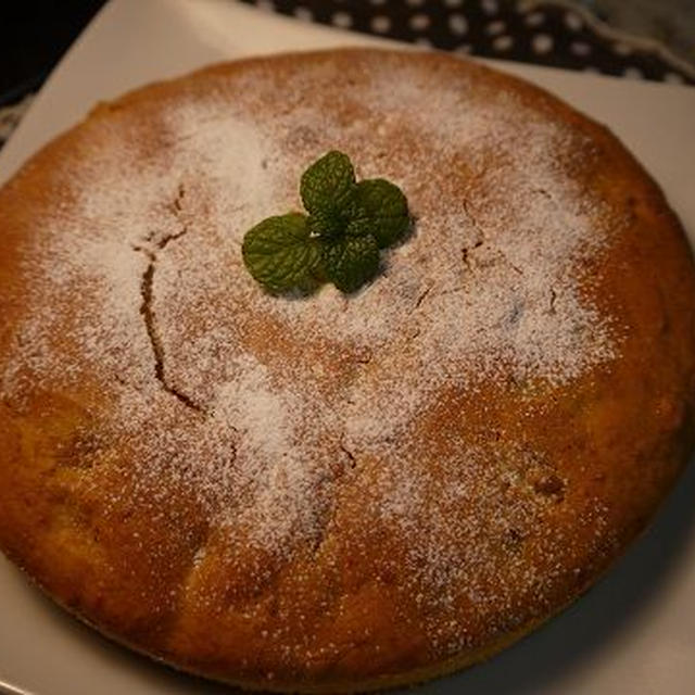 カボチャのケーキそしてハフハフ（笑）