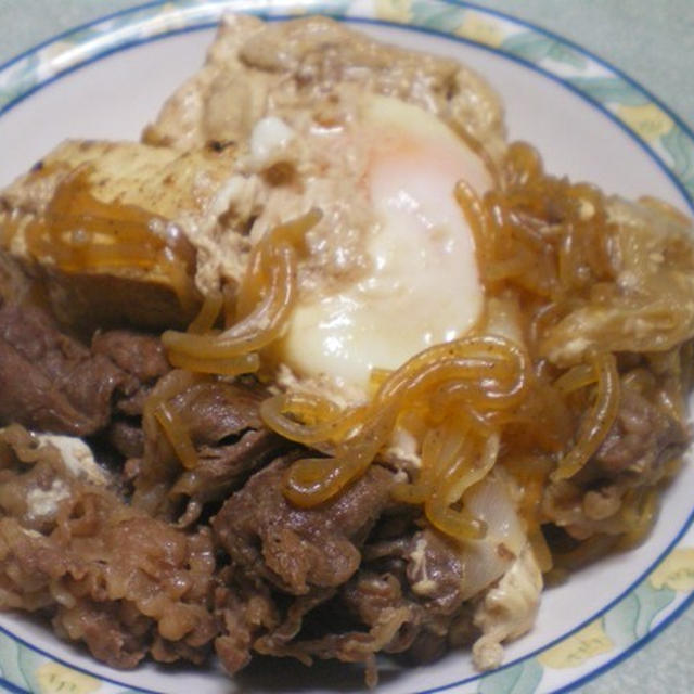 すき焼風肉豆腐