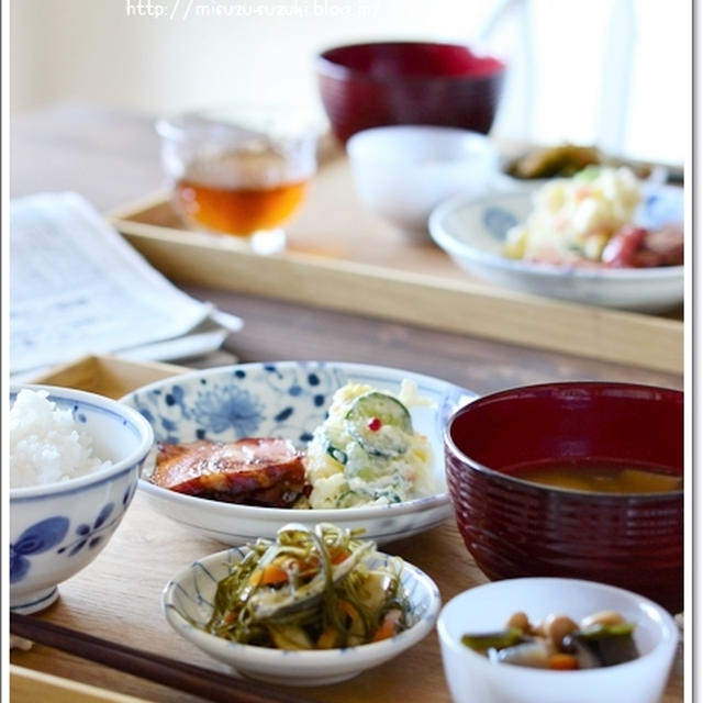 休日の朝ごはん