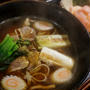 【年越し蕎麦は　鴨葱蕎麦／サラダ人参と赤大根の甘酢漬け】♪