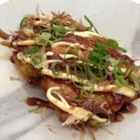 ☆レシピ☆「野菜てんぷらのお好み焼き風」