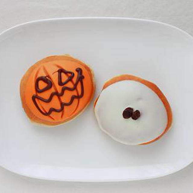 クリスピー・クリーム・ドーナツのハロウィン ジャックとラム レーズン♪