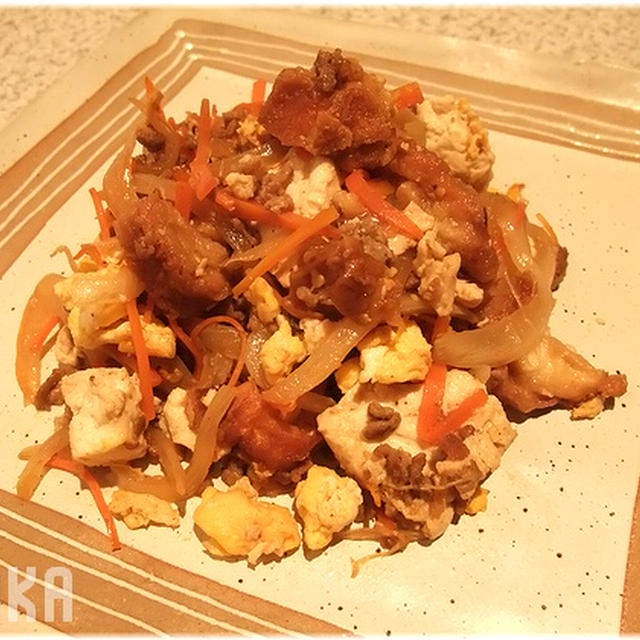 簡単■ 味噌味のこっくり【仙台麩チャンプル】 ■ＴＶに出たよヽ(・∀・)ノ
