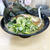 背脂らーめんの麺かため味こいめを家系の朝ラーで啜る 〜魚粉・九条ネギ・チャーシューバラ2枚〜