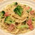 25日のパスタデーに作った夕食は、キリリと冷やしたシャルドネで♪
