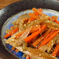 キッコーマンのレシピ『ふきと根菜煮』をサクラカネヨとヒゲタの醤油で作った結果w。