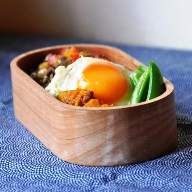 茄子の生姜味噌丼弁当。
