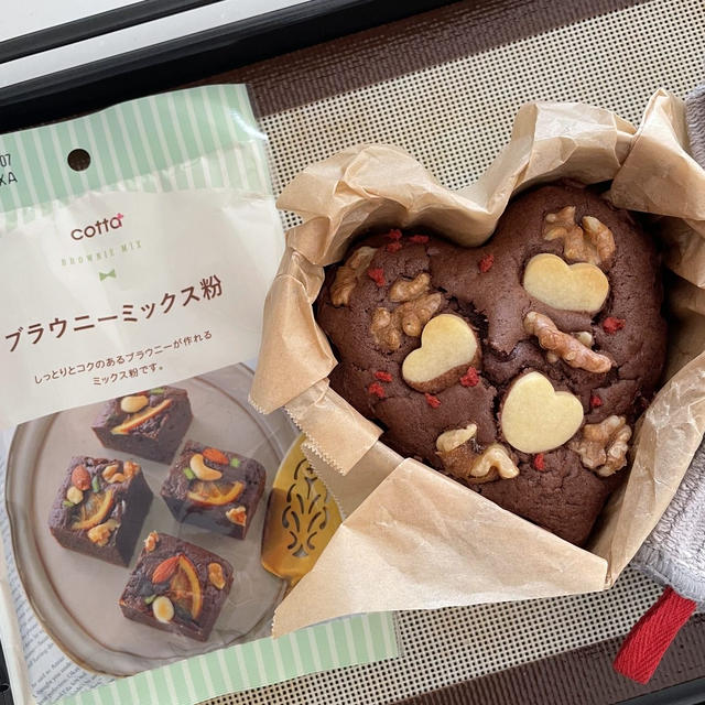 DAISO×cottaのブラウニーミックス粉を使ってみました【ブラウニー】
