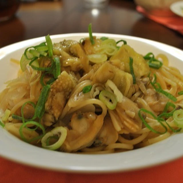 あさりと焼きなすのパスタ