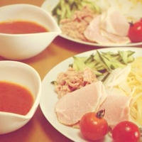 これからの季節にぴったり♪冷製サラダつけスパゲティ