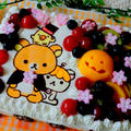 ぴよ子♡９歳の誕生日ケーキはハロウィンリラックマ（制作過程画像有）