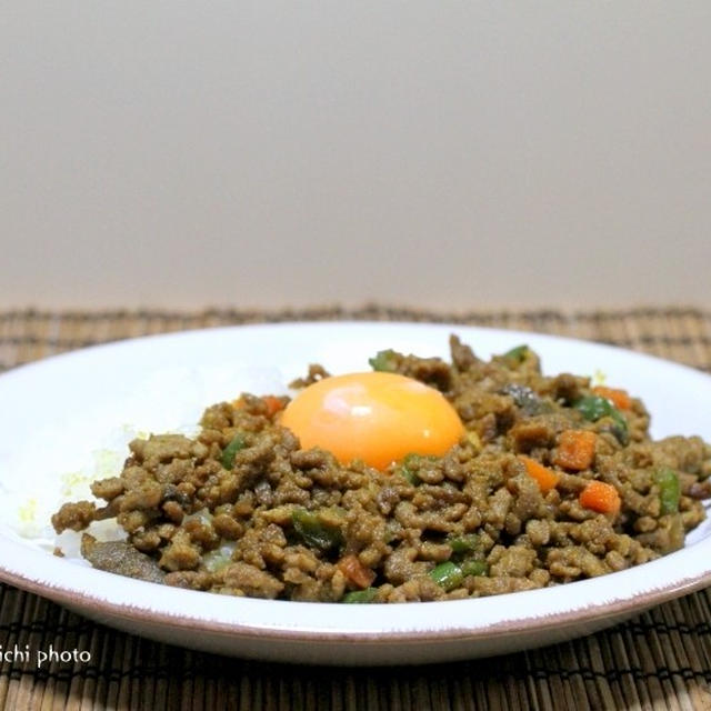 卵があう「和風キーマカレー」＆今回のメシ通さんは「鶏肉」