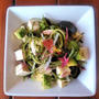 アボカドと豆腐の海藻サラダ