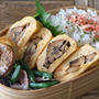 うなぎの代わりに！さんま蒲焼を使ったう巻き風卵焼き弁当