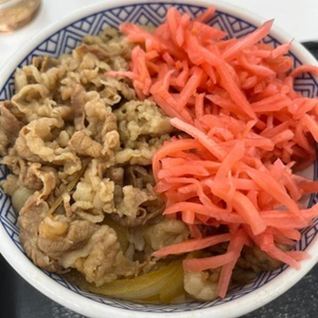 お使いの途中で吉野家で牛丼
