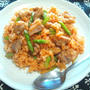 チキンライス：アスパラ入り