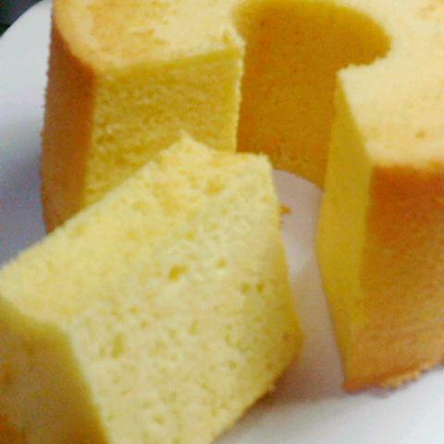 ***自家製バニラシュガーでシフォンケーキ♪***