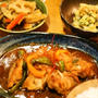 晩御飯♪鶏肉のガリバタ炒めetc