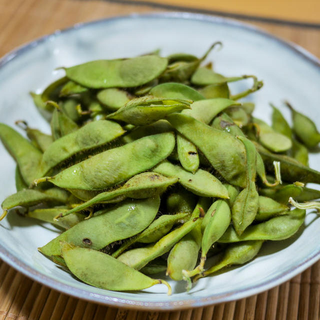 道の駅で買った「丹羽黒大豆枝豆の茹で方」と「道の駅で買って食べたもの」