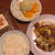 牛肉とレタスのオイスター炒め＆家庭菜園のトマト