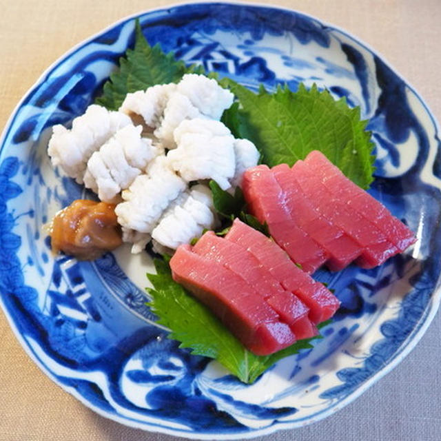 天然生本マグロと鱧