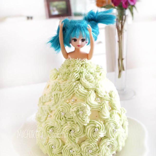 リカちゃん人形のドールケーキ By Michikoさん レシピブログ 料理ブログのレシピ満載
