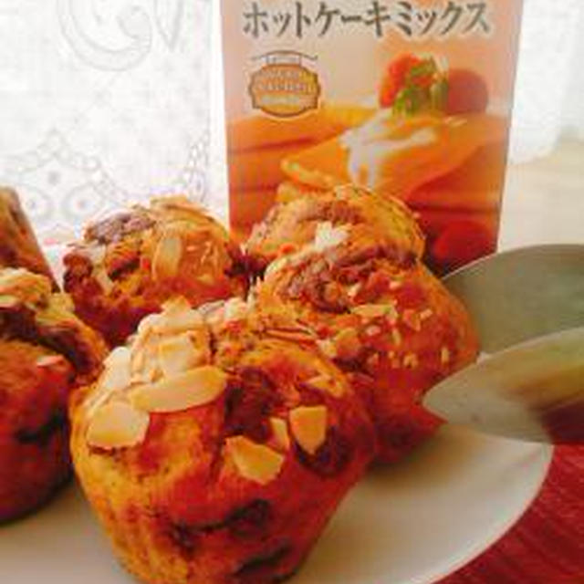 チョコバナナスコーン 昭和産業ケーキのようなホットケーミックスを使って By ユウケイママさん レシピブログ 料理ブログのレシピ満載
