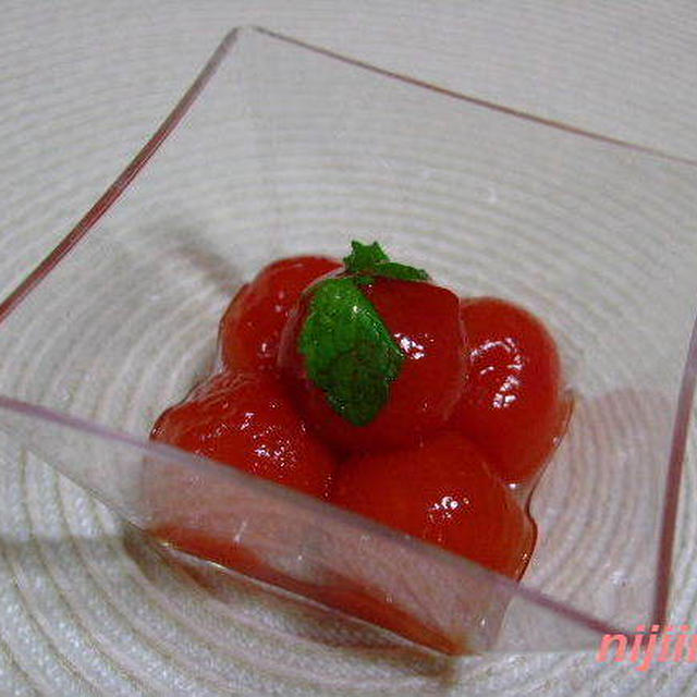 はちみつレモンのやさしいお味☆プチトマトのマリネ(レシピ)