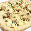 明太マヨポテト味の手作りピザ（レシピ付）