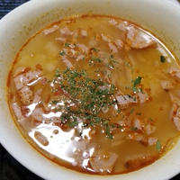 レンジで簡単トムヤムクンスープ
