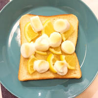 卵サンドでお弁当♪マシュマロハニーレモントースト
