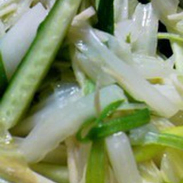 「白菜とキュウリの甘酢漬け」