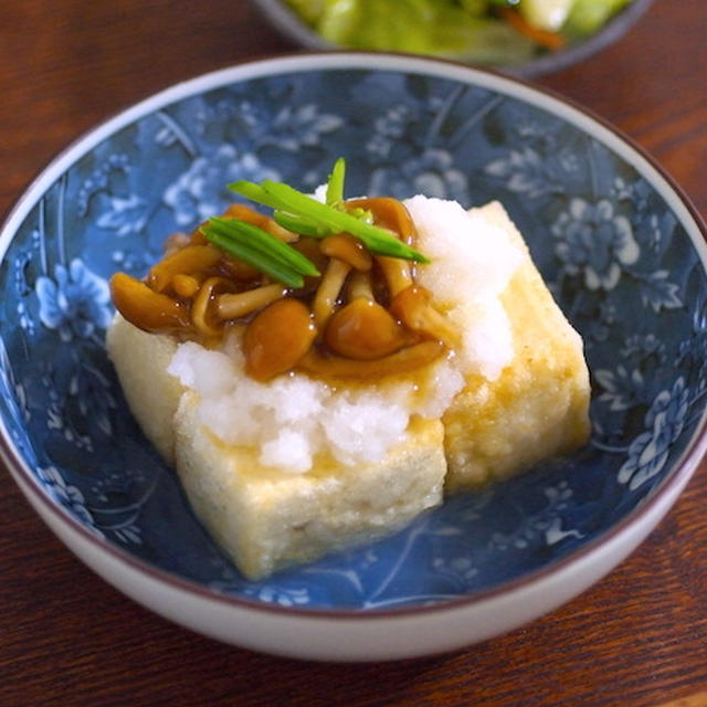 揚げ出し豆腐は小さな四角が焼きやすい By ｐ子さん レシピブログ 料理ブログのレシピ満載