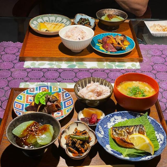 さば塩焼きの献立