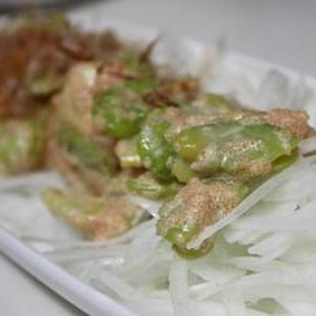 そら豆のたらこソース和え