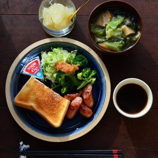 ♪キャベツが甘くて美味しい朝ごはん♪