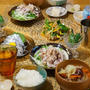 連休最後の晩ごはんはパパさんの好物ばかりです