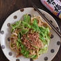 包丁不要！春キャベツの梅ソース焼きうどん
