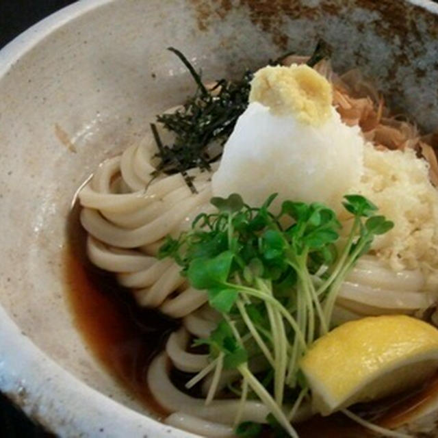 神崎川の讃岐うどん屋「白庵」でおろしぶっかかけ