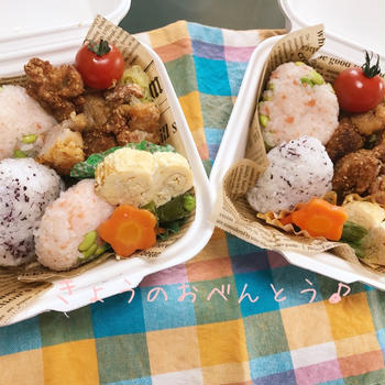 春のお弁当＊