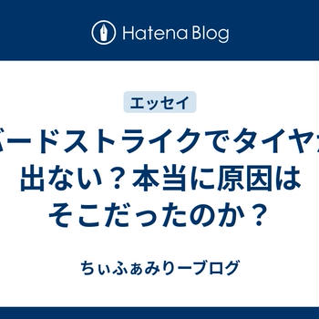 バードストライクでタイヤが出ない？本当に原因はそこだったのか？