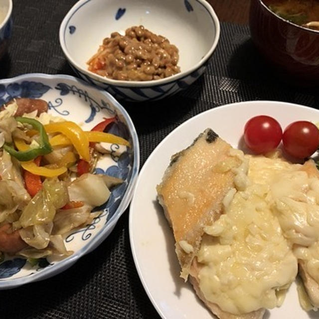 西向く侍＆チーズムニエル