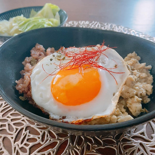 豆腐ときのこの酒粕グリーンキーマカレー♡寒い日は温活