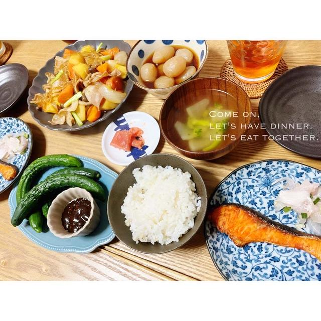ある日の晩ごはん。