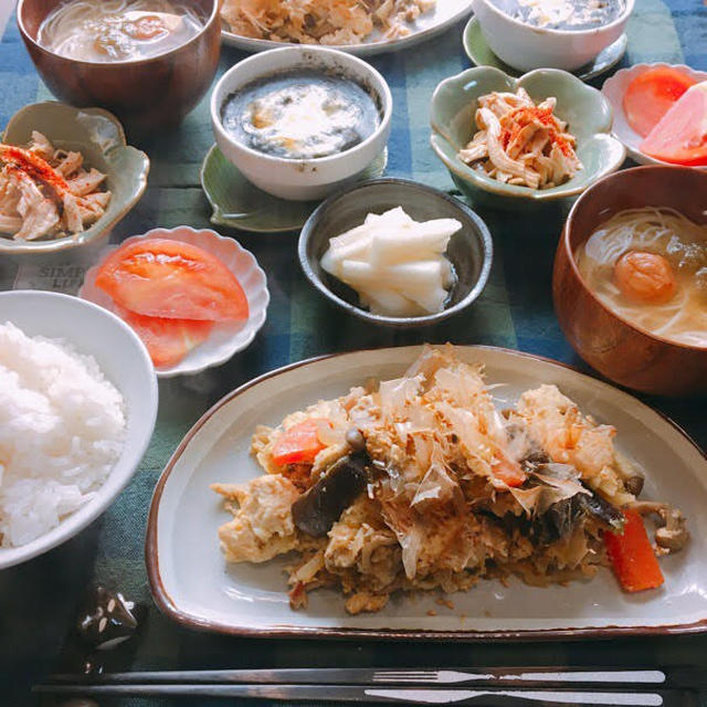 今日の献立とスープ用そうめんの作り置きレシピ★