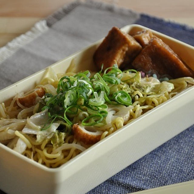 【簡単10分弁当】お弁当作りが長続きするのはシンプル&楽チン！レンチン焼きそば弁当