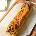 【バナナとチョコの米粉マーブルケーキ】グルテンフリーの簡単おやつ